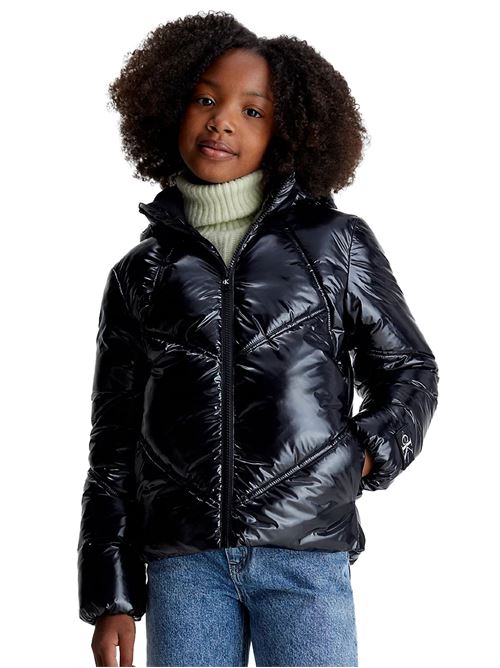 CALVIN KLEIN Girl's Shiny Down Jacket CALVIN KLEIN | CKIG0IG02237BEH